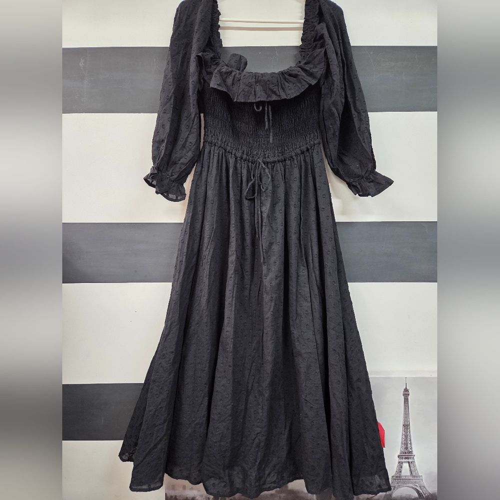 Elegant Black Women's Dress R.YIPOSHA(SIZE M)